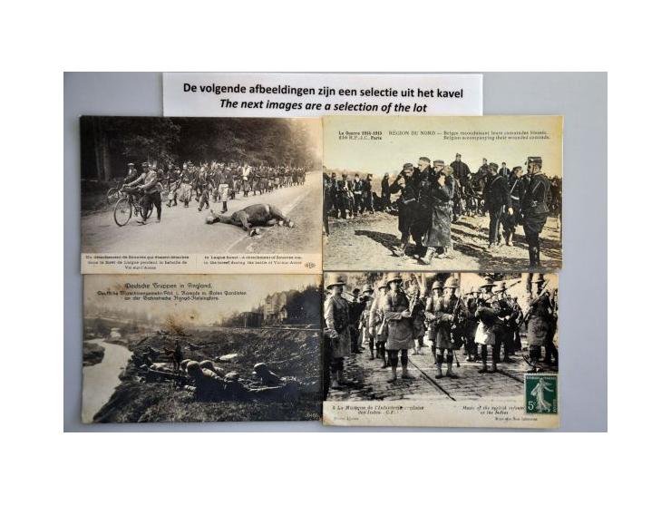  Militair met veel fotokaarten vnl. voor 1930 in album 