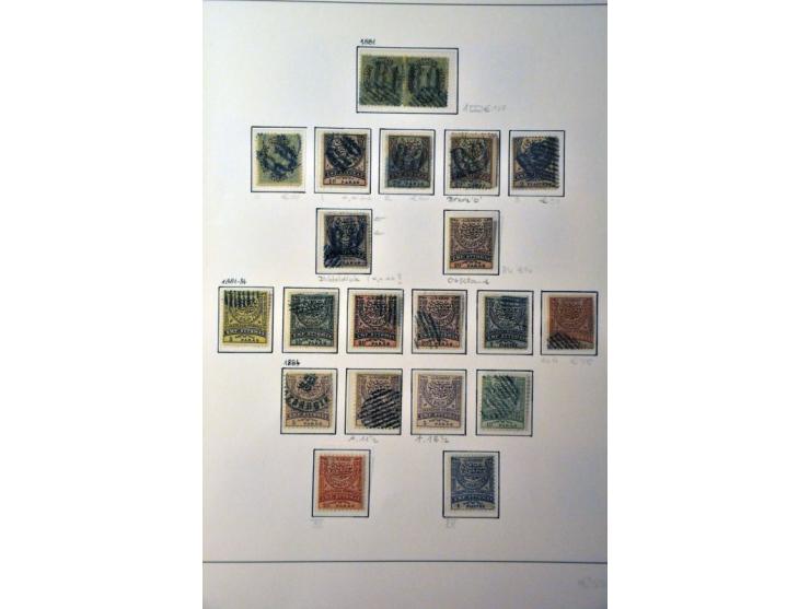 collection used and * with better stamps on album leaves
