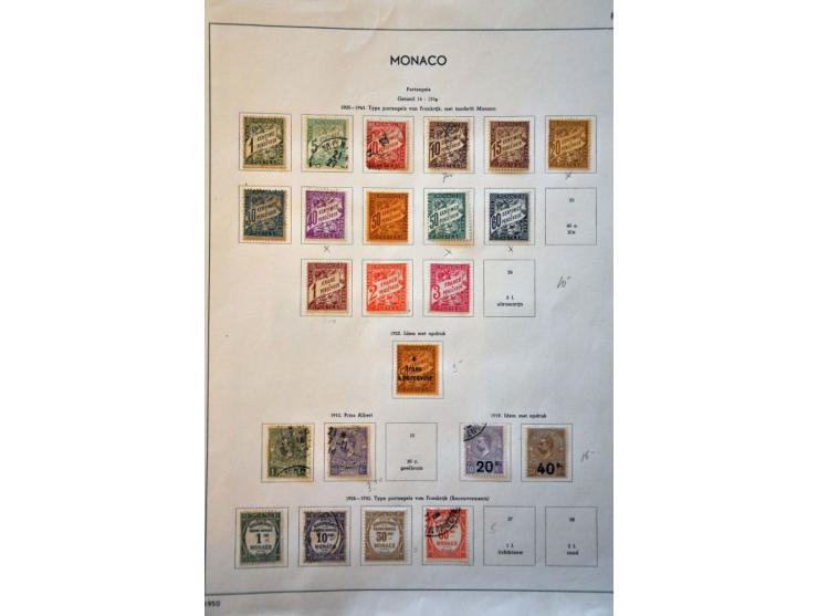 collection 1885-1957 used and * with many better stamps and sets (partly slightly toned) including Orphelins, Red Cross Sheet