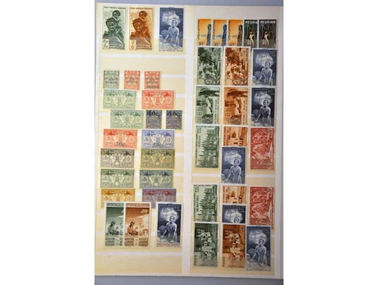 mostly before 1960 and */** including varieties, airmail sets and mini-sheets etc. in album and on stockpages