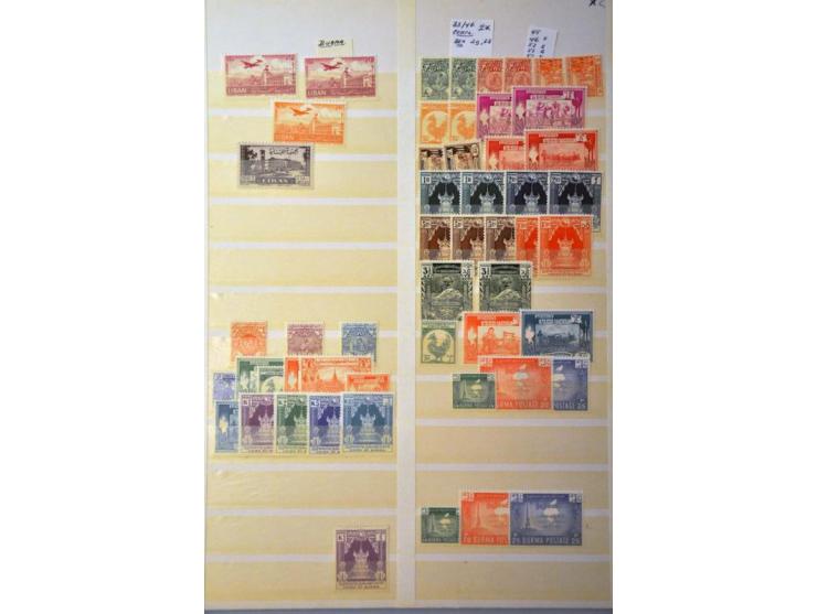 mostly before 1960 and */** including varieties, airmail sets and mini-sheets etc. in album and on stockpages