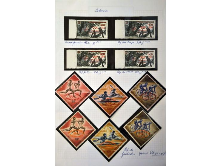 mostly before 1960 and */** including varieties, airmail sets and mini-sheets etc. in album and on stockpages