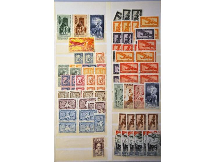 mostly before 1960 and */** including varieties, airmail sets and mini-sheets etc. in album and on stockpages