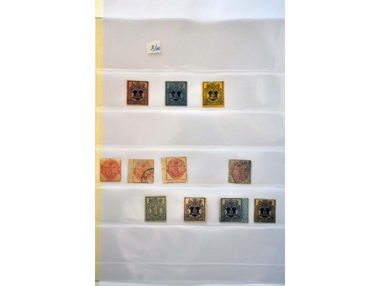 collection 1850-1864 collected both (*)/* and used with better stamps in mixed quality on album leaves