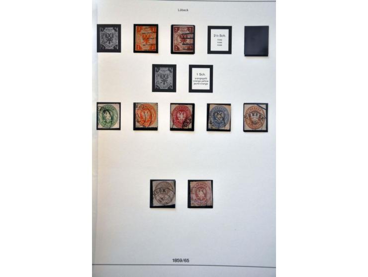 collection 1859-1865 collected both (*)/* and used with better stamps including Mi. no. 2 used signed Engel in mixed quality 