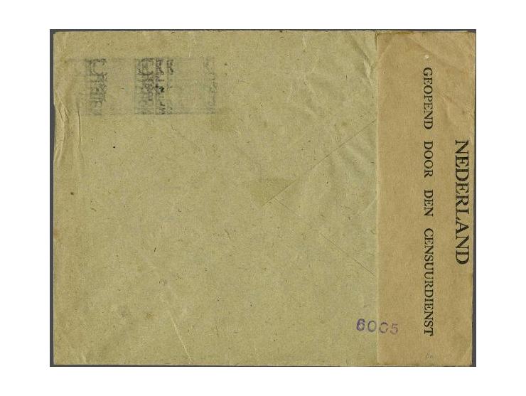 Überroller letter with 7½ cent Arnhem-Station 15.IX.1944 to Maurik (sent 2 days before Operation Market Garden), letter fell 