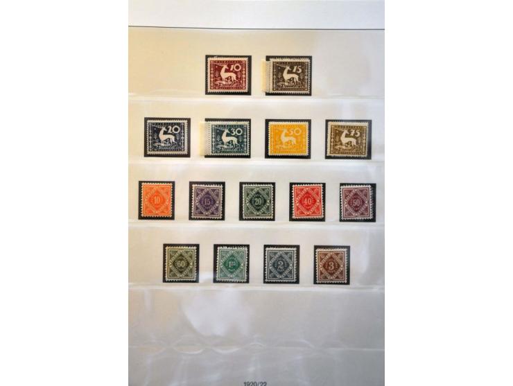 collection 1851-1923 collected both (*)/*/** and used with many better stamps including Mi. nos. 5, 15, 20 and 29 (signed Tho