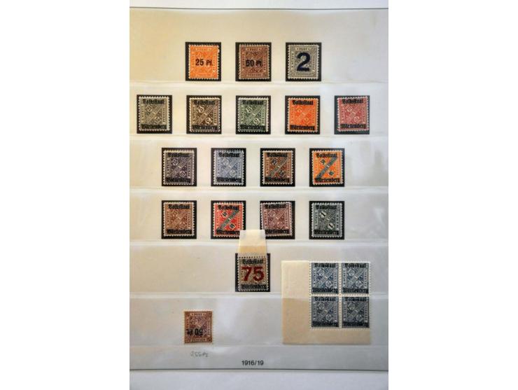 collection 1851-1923 collected both (*)/*/** and used with many better stamps including Mi. nos. 5, 15, 20 and 29 (signed Tho