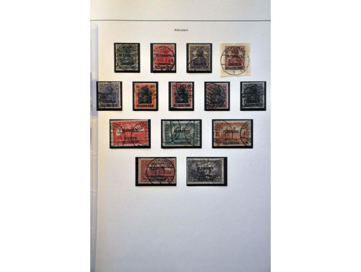 Abstimmungsgebiete, collection with Allenstein, Marienwerder and Slesvig collected both */** and used with better material in