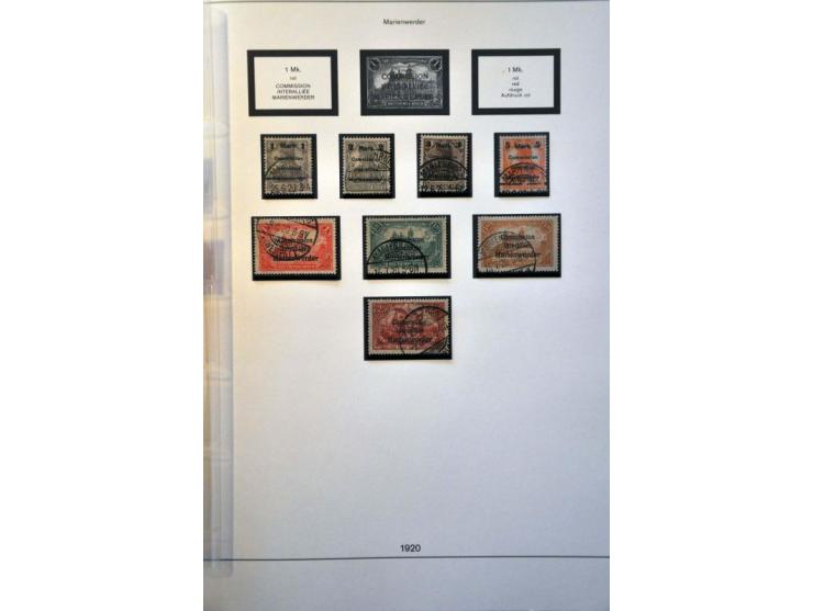 Abstimmungsgebiete, collection with Allenstein, Marienwerder and Slesvig collected both */** and used with better material in