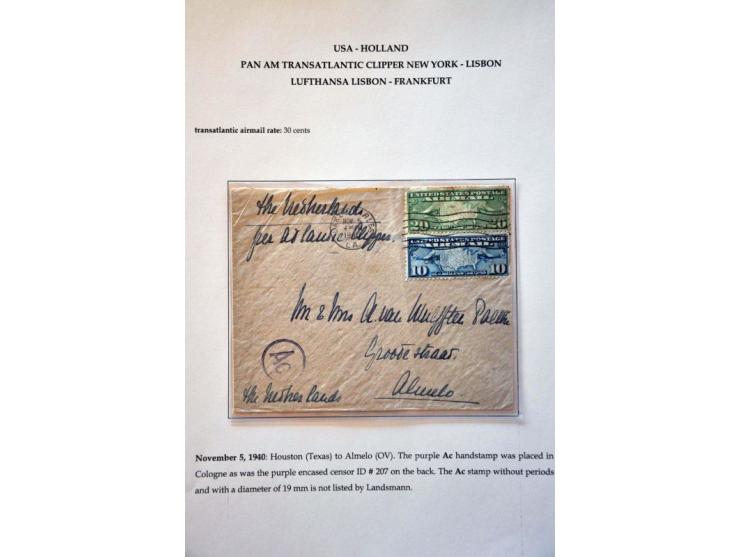 Germany and US and some other countries, 50 letters, cards, pictures etc. most concerning WWII