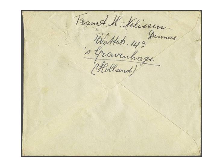 Concentration Camp Buchenwald, 2 letters from The Hague, written Juni-Brief and Oktober-Brief, both 1941, (1 letter a month w