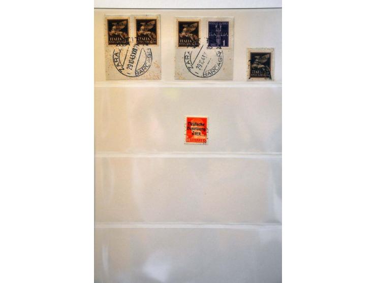 collection both collected */** and used including many better stamps, some with BPP expertising marks, on album leaves