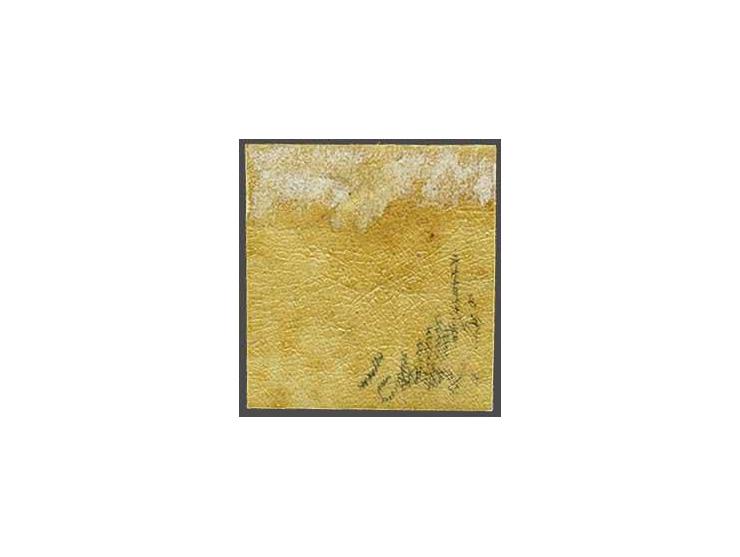 10 cent rood plaat X pos. 97 op dik papier, pracht ex. met originele bruinige gom, cat.w. 650 