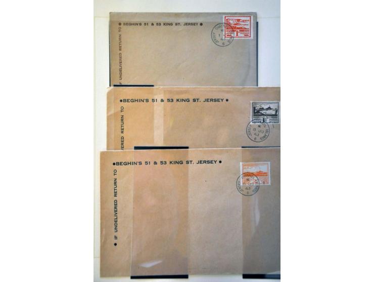 German Occupation, specialized collection with used, */**, paper varieties, covers etc. on album leaves