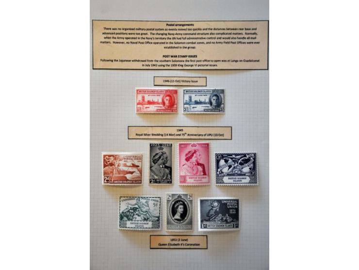 collection 1907-1982 * later ** with better sets on album leaves  