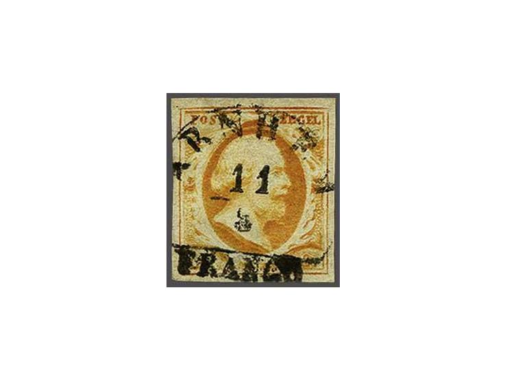 Arnhem A (Ey 600) op 15 cent donkeroranje, pracht ex.