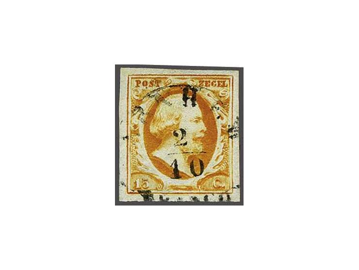 Arnhem A (Ey 600) op 15 cent donkeroranje pos. 40, pracht ex.