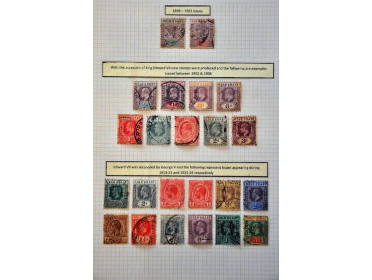 collection 1884-1954 mostly * with better ex. on album leaves 