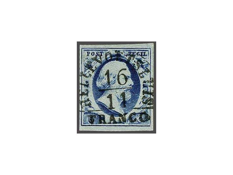 Hellevoetsluis A (Ey 125) vrijwel ideaal op 5 cent blauw, pracht ex.