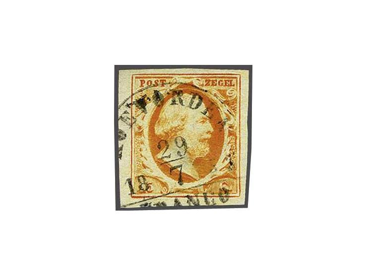 Koevorden B (Ey 700) op 15 cent donkeroranje pos. 61, pracht ex.