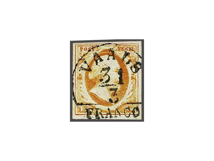 Vaals A (Ey 500) op 15 cent donkeroranje, pracht ex.