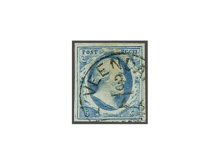 Veendam C (Ey 700) op 5 cent lichtblauw plaat IV, pracht ex.
