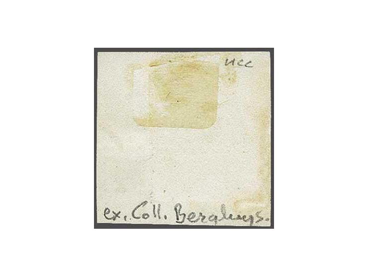 Weert B (Ey 700) op 15 cent donkeroranje op fragment, vrijwel pracht ex. (rechts kort doch niet aangesneden) Herkomst: collec
