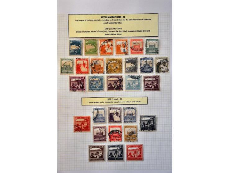 , Palestine, Turkish Cyprus etc. collection with better ex. on album leaves  