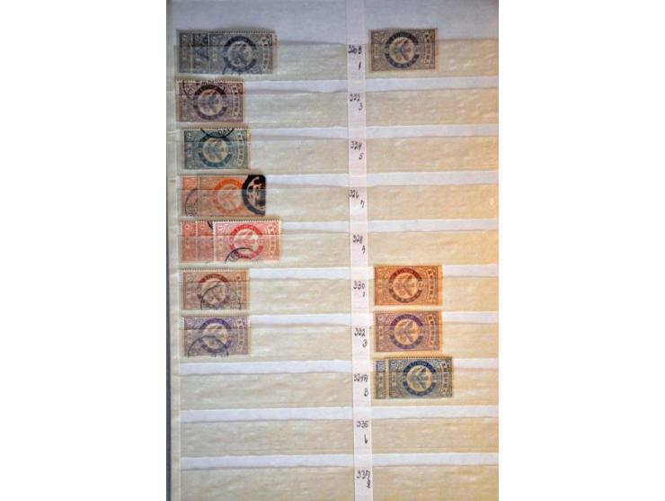 1884-1903, stock used and */(*) in mixed quality on stock pages