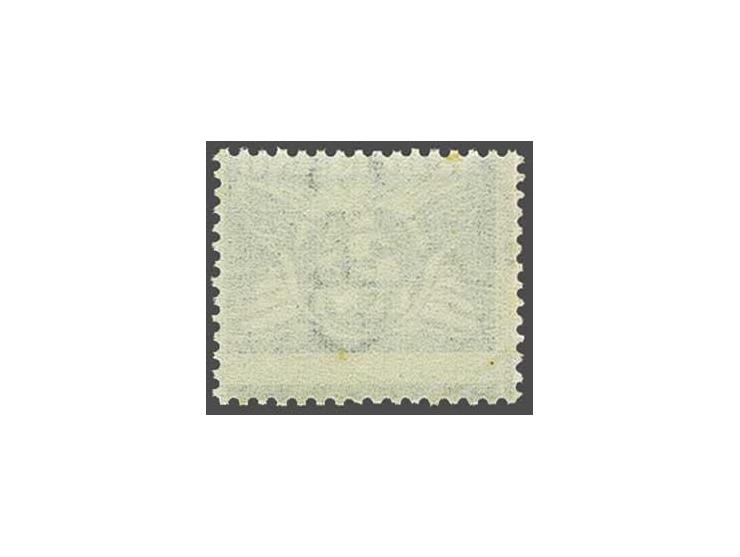 2½ cent donkergroen met variëteit verschoven perforatie