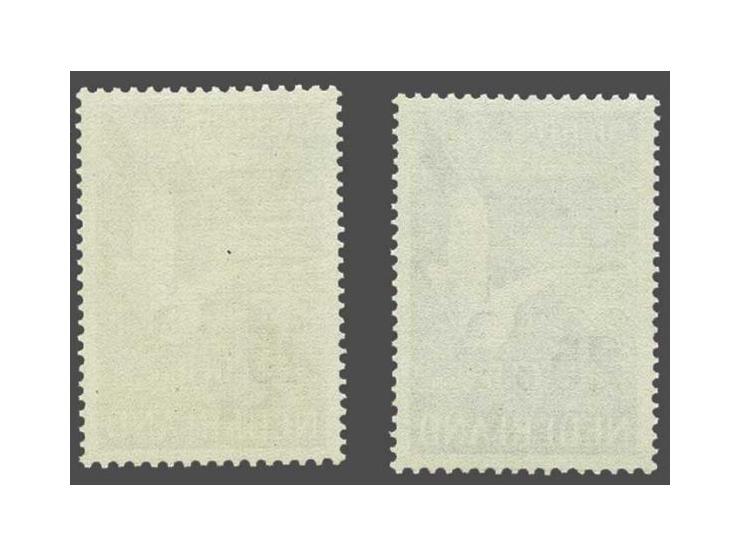 Meeuwen 15 en 25 gulden met certificaat Vleeming 2010, cat.w. 600 