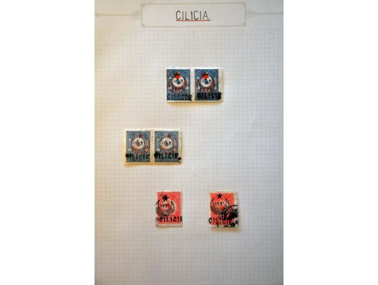 and Cilicia collection 1865-1949 including varieties. Used and * on album pages