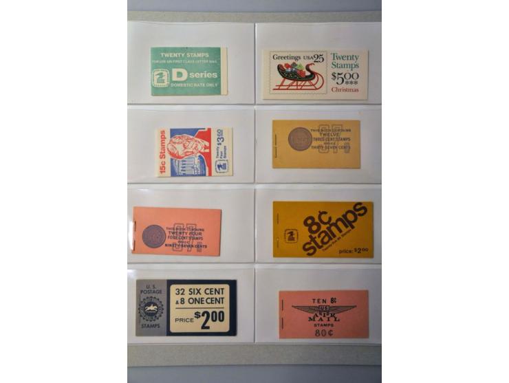 15 booklets with varieties mainly perforation shifts and Scott no. BK153 with black omitted