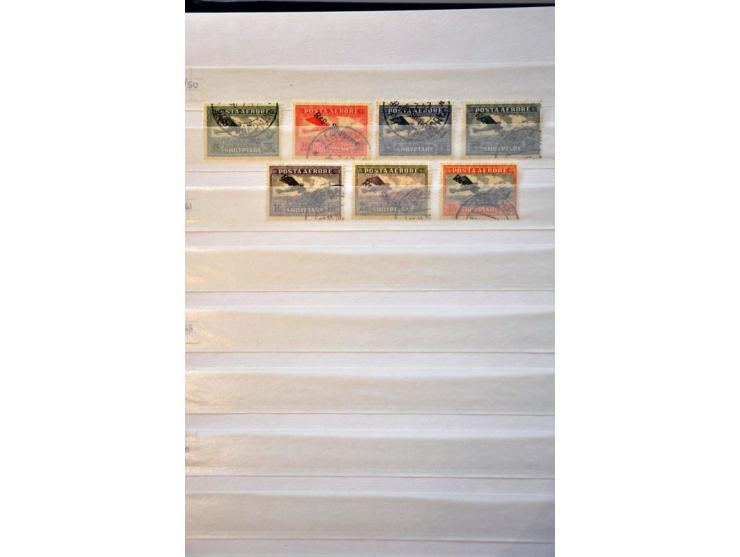 collection 1913-2007 collected */** and used including imperforated in 2 Lindner ring binders and 5 stockbooks