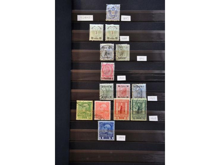 stock used and */** including over EUR 400 face value in 3 stockbooks