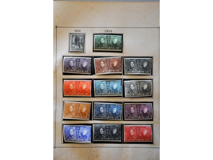 collectie 1849-1962 deels zowel gestempeld als * verzameld in deels gemengde kwaliteit met veel beter materiaal w.b. klassiek