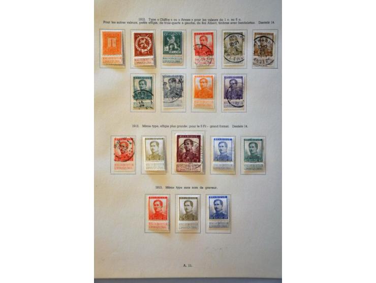 collectie 1851-1942 gestempeld en * in oud Philac album