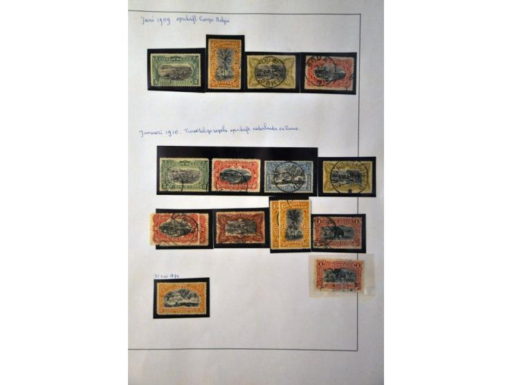 en Ruanda- Urundi verzameling 1887-1976. Gestempeld en */** met o.a. 4x Messages blokken ** in Davo album
