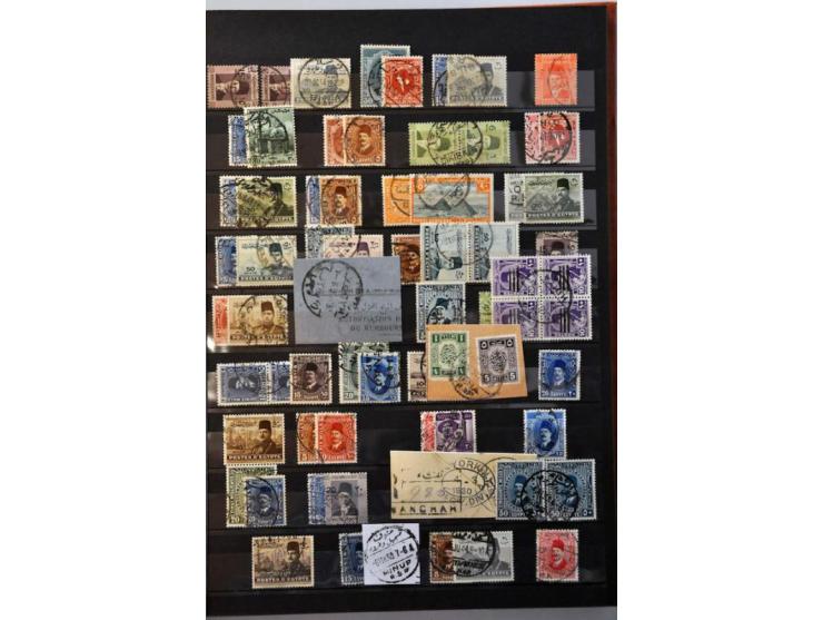 extensive specialized collection of railway, delivery, customs, delivery and information office postal markings on single sta