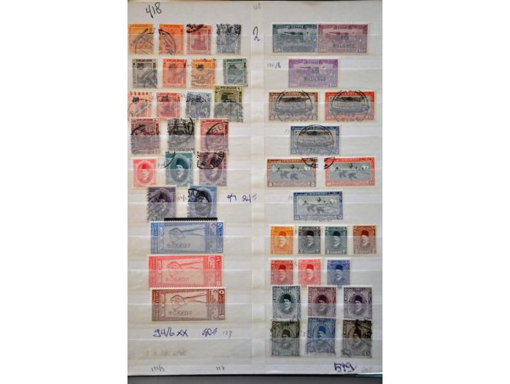 collection starting at 1866 used and */** in 2 stockbooks