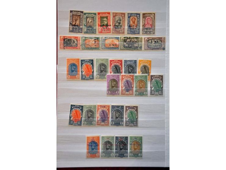collection 1894-2001 in stockbook  