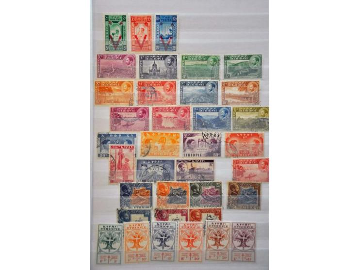 collection 1894-2001 in stockbook  