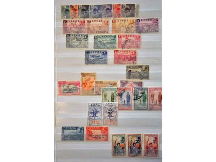 collection 1894-2001 in stockbook  
