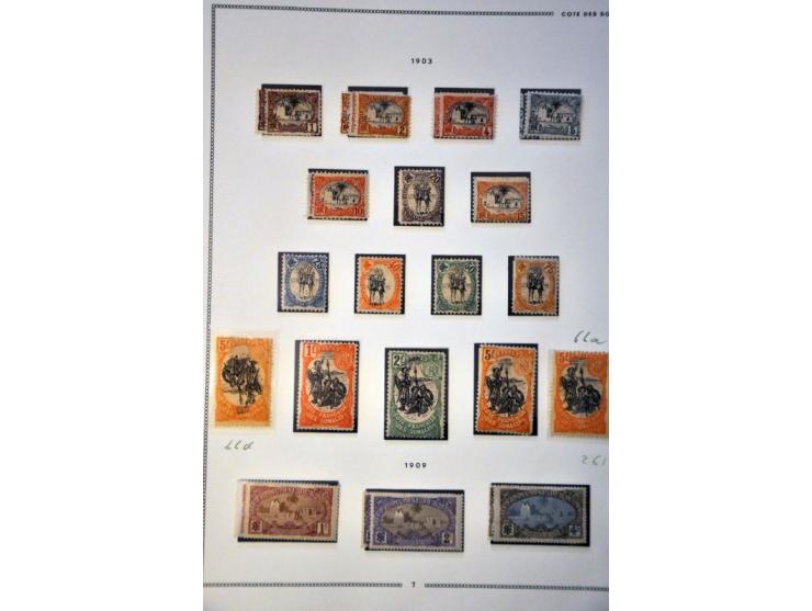 collection 1893- 1967 */** Cote des Somalis Djibouti and Obock incl. better material e.g. 1894 DJ overprint, 1894 Vues de Dji