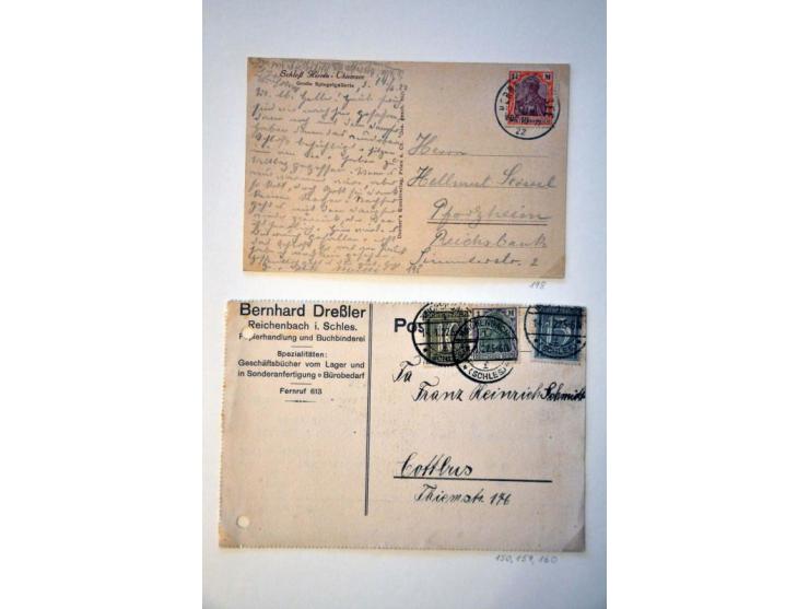 extensive specialized collection Inflationperiod 1920-1923 collected both used and */** with printings, cancellations, variet