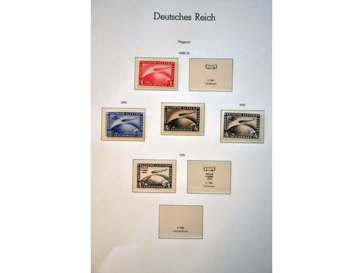 collection 1872-1945 */** with better material including Südamerikafahrt (regummed), signed (a.o. Peschl and Schlegel) in 2 L