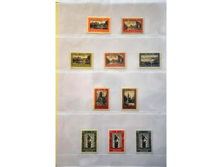 collection 1920-1939 collected both */** and used with many better stamps, sets and Port Gdansk including with BPP expertisin