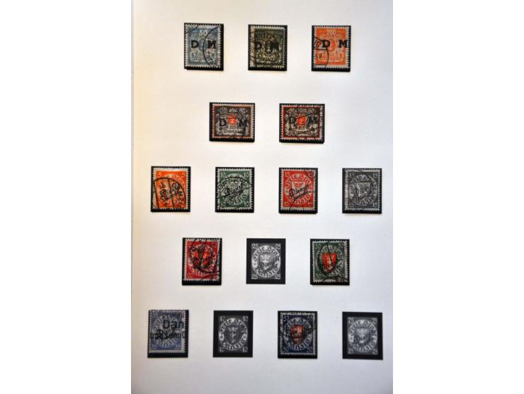 collection 1920-1939 collected both */** and used with many better stamps, sets and Port Gdansk including with BPP expertisin
