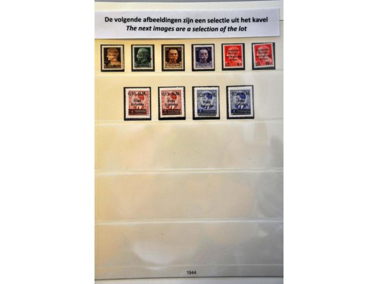 collection both collected */** and used with better material from a.o. Kotor, Zante, Pleskau, Polar Bear minisheet, Sudetenla